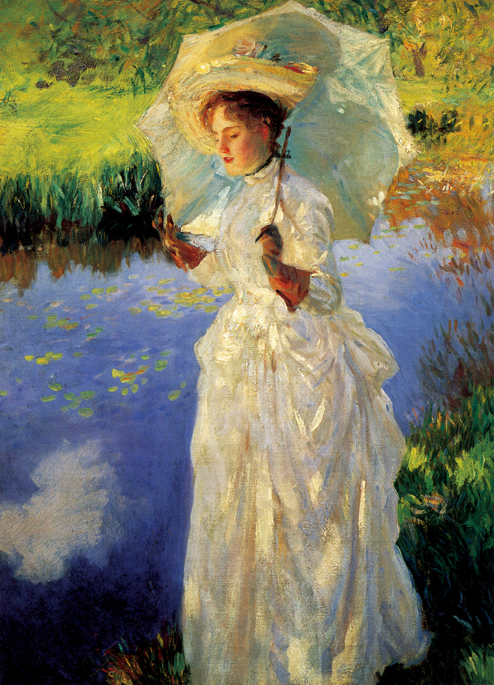  约翰·辛格·萨金特John Singer Sargent —— 早晨的散步